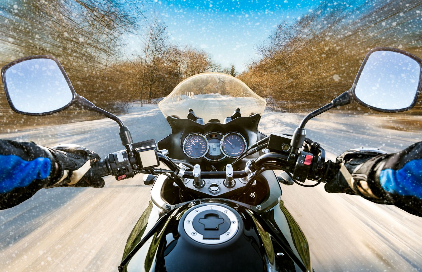 Czy zimą można jeździć na motocyklu