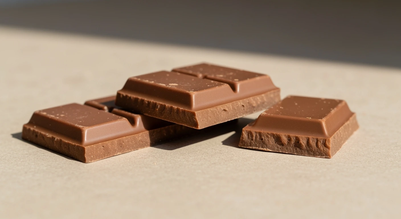 Ile kalorii ma mleczna kostka czekolady?